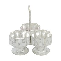 Haldi Kumkum Set in Silver